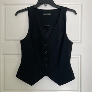 Black Silk Vest